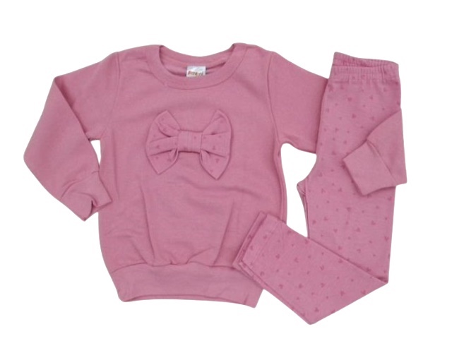 Conjunto Fantoni Primeiros Passos Feminino Moletom Legging