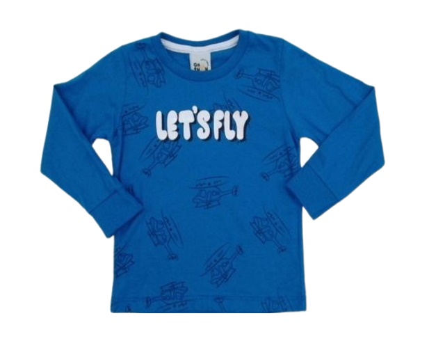 Camiseta Gatutty Primeiros Passos Masculino Manga Longa Malha