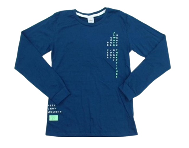 Camiseta Gatutty Juvenil Masculina Manga Longa Malha