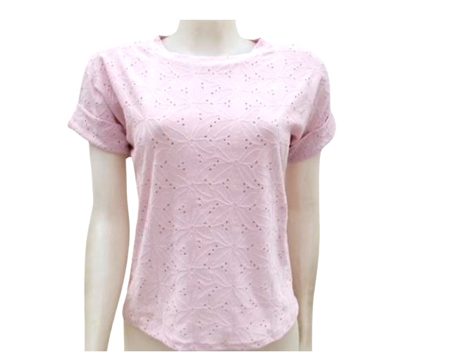 Blusa Armando Adulto Feminina Manga Curta Poliéster Lesi