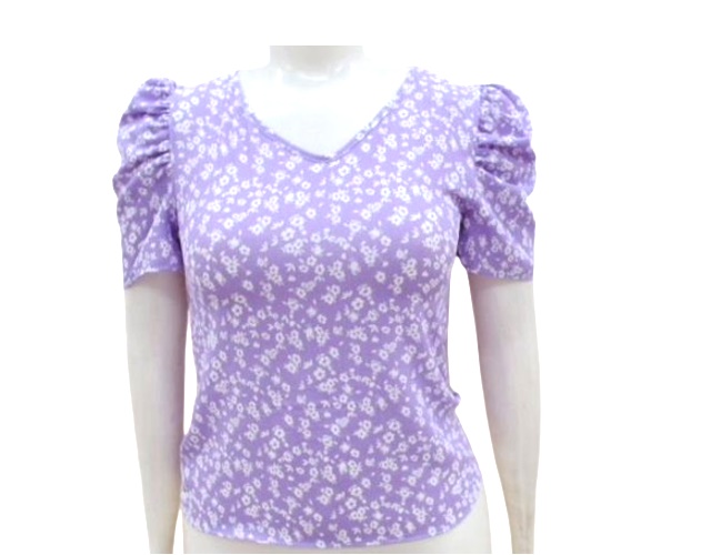 Blusa Armando Adulto Extra Grande Feminina Manga Curta Duna Estampado