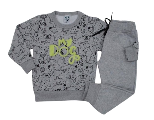 Conjunto Jidi Primeiros Passos Masculino Moletom