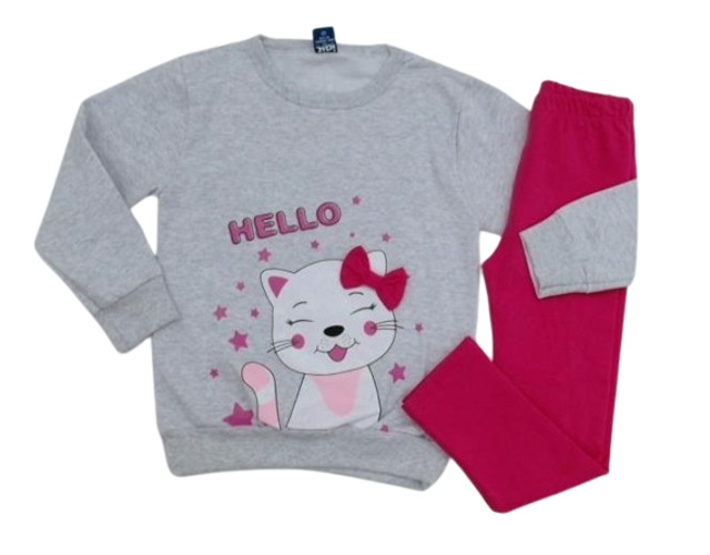 Conjunto Jidi Infantil Feminino Moletom Legging