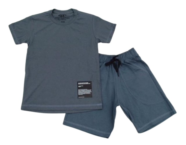 Conjunto Maro Infantil Masculino Manga Curta Malha