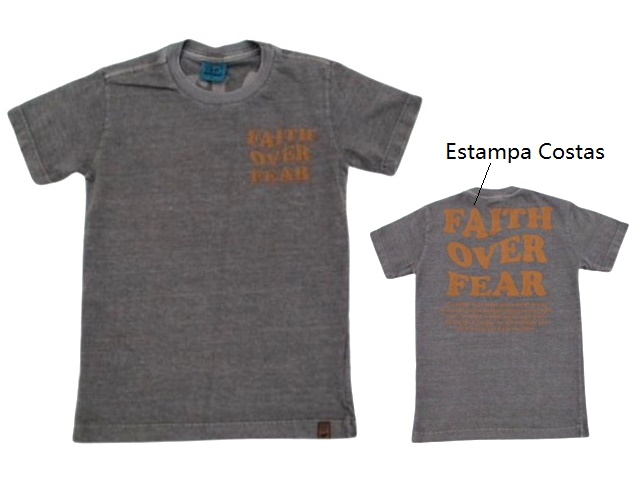 Camiseta Maro Infantil Masculino Manga Curta Malha Estonada