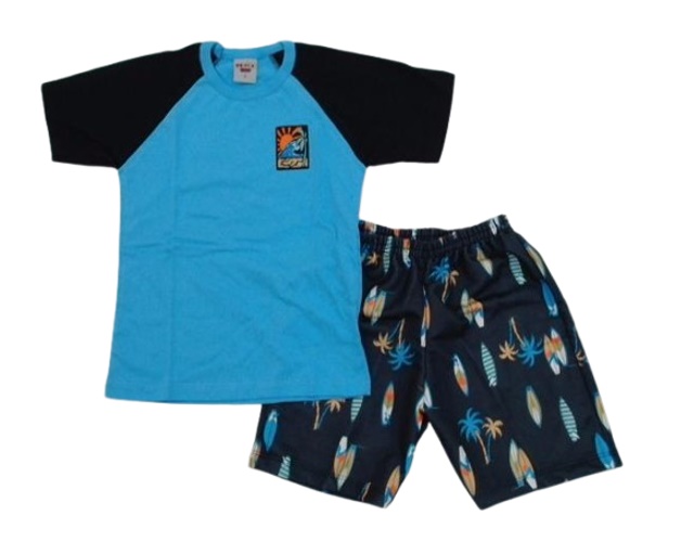 Conjunto Pimentinha Infantil Masculino Manga Curta Malha