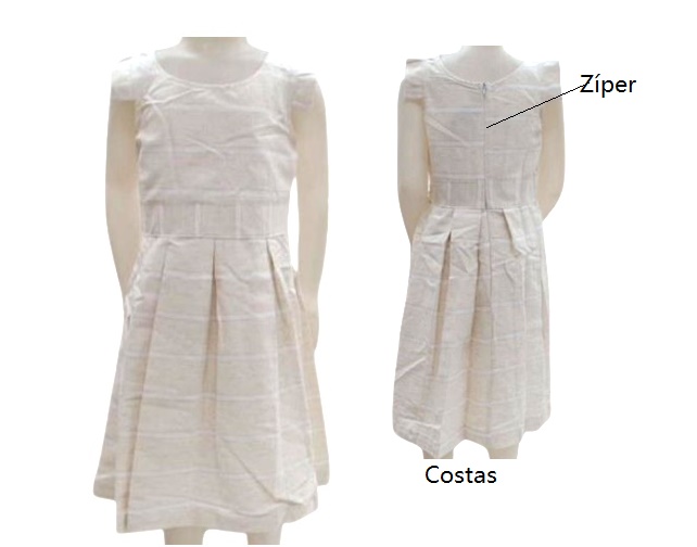 Vestido Vrasalon Juvenil Manga japonesa Tecido Plano Listrada