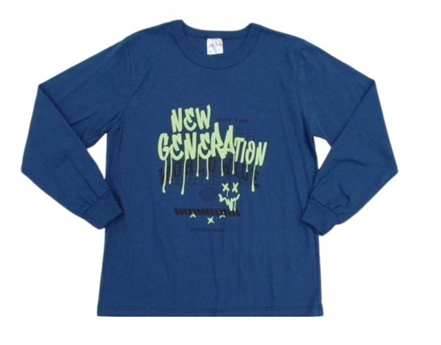 Camiseta Catolele Juvenil Masculina Manga Longa Malha