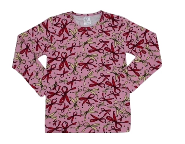 Blusa Catolele Juvenil Feminina Manga Longa Cotton Estampada