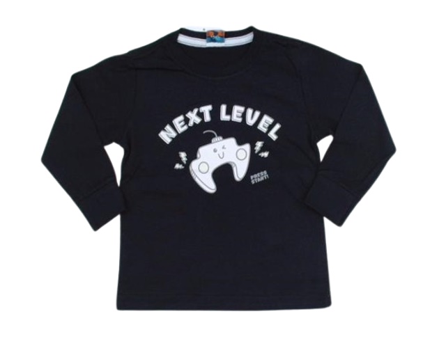 Camiseta Desayner Primeiros Passos Masculino Manga Longa Malha