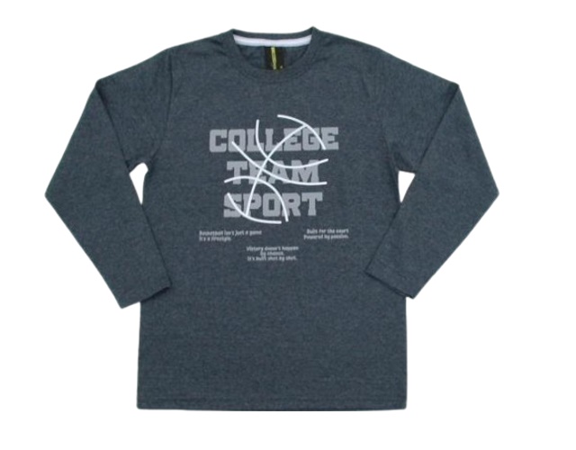 Camiseta Desayner Juvenil Masculina Manga Longa Malha