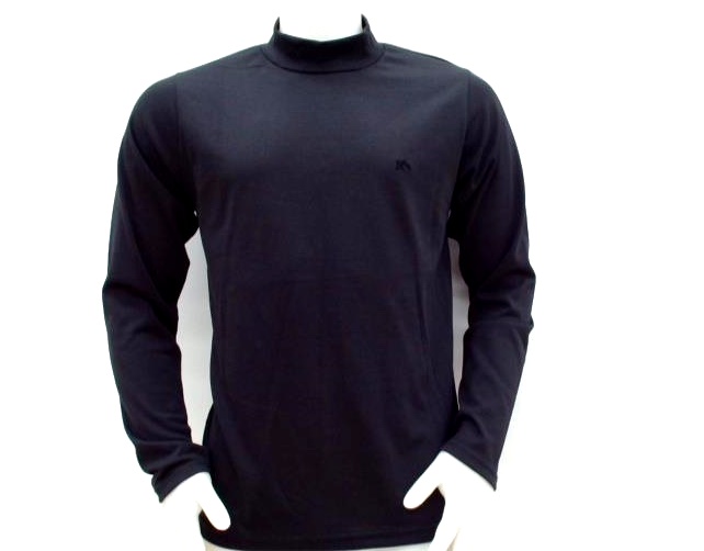 Camiseta Desayner Adulto Masculina Manga Longa Malhão Gola Alta