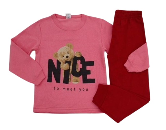 Conjunto Shumakids Infantil Feminina Moletom Calça