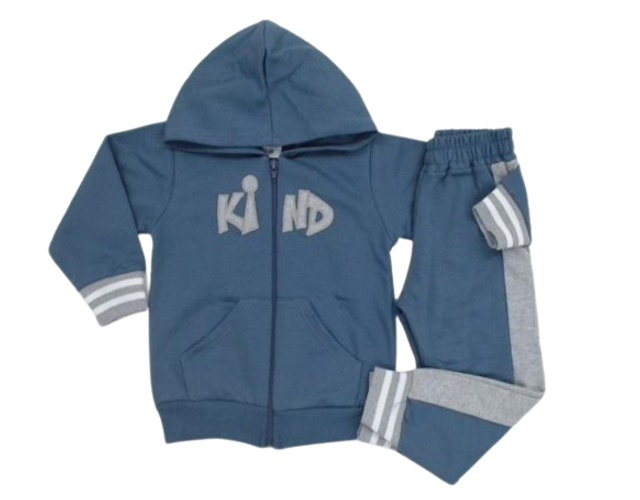 Conjunto Ninoking Primeiros Passos Masculino Moletom Capuz