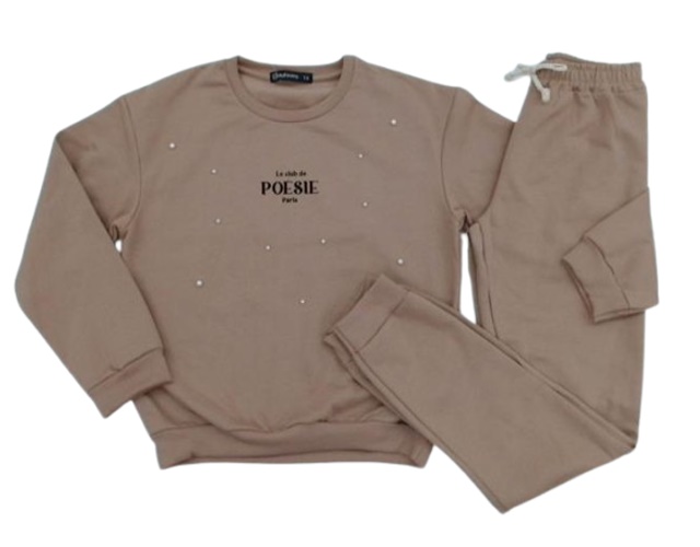 Conjunto Adulteens Juvenil Feminino Moletom Calça