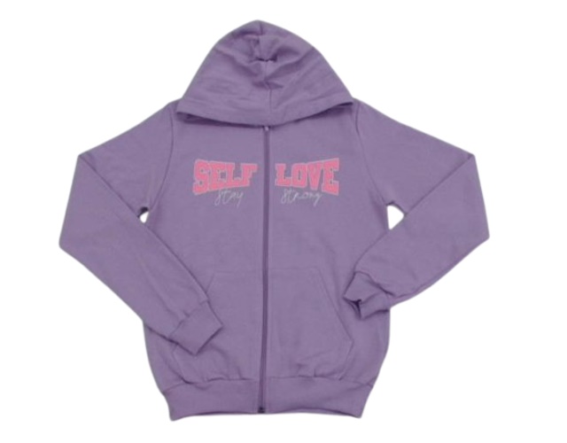 Jaqueta Rechsul Juvenil Feminina Moletom Capuz