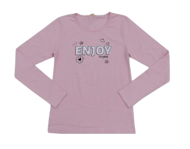 Blusa Rechsul Juvenil Feminina Manga Longa Cotton