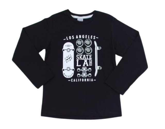 Camiseta Zhor Infantil Masculina Manga Longa Malha