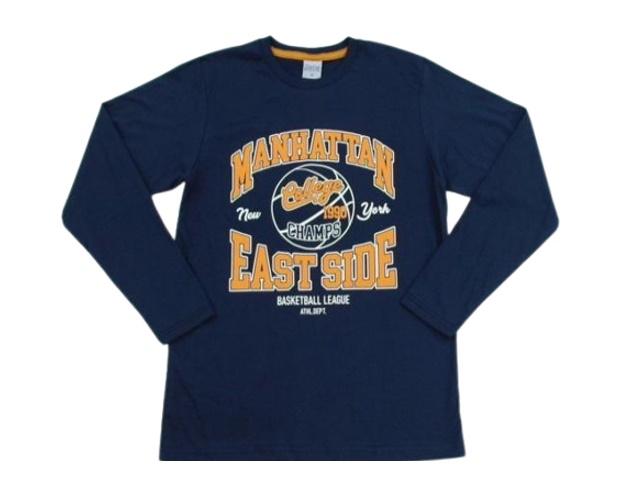 Camiseta Zhor Juvenil Masculina Manga Longa Malha