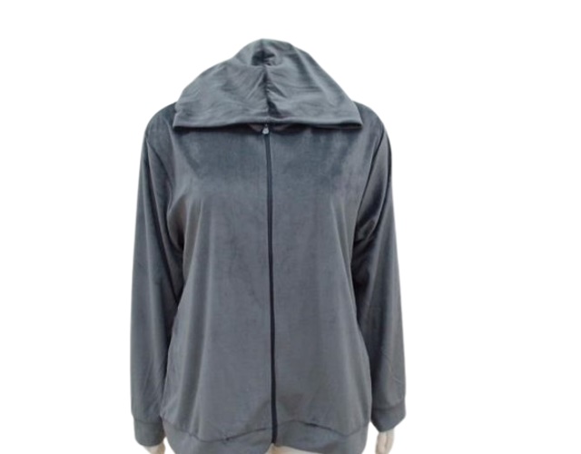 Jaqueta Rechsul Adulto Extra Grande Feminina Plush Capuz