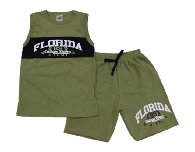 Conjunto Pimentinha Infantil Masculino Regata Machão Malha