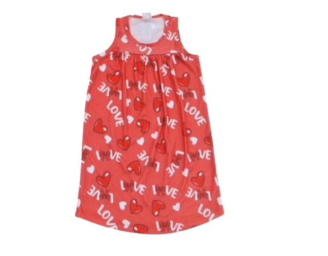 Vestido Fashionk Infantil Regata Malha Canelada