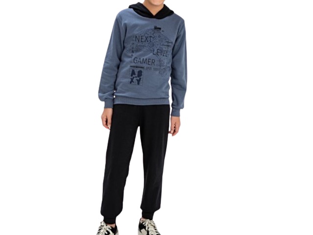 Conjunto Fashionk Juvenil Masculino Moletom Capuz