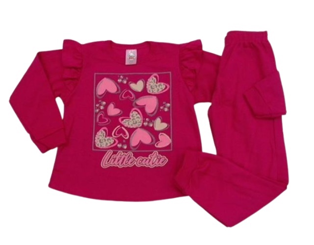 Conjunto Fashionk Infantil Feminina Moletom Calça