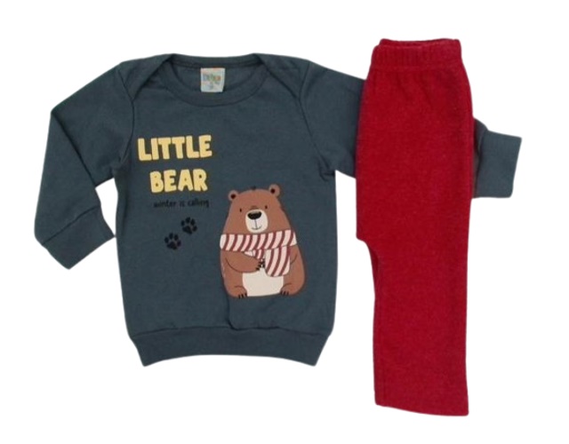 Conjunto Didiene Bebe Masculino Moletom