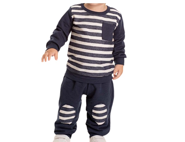 Conjunto Pimentinha Bebe Masculino Moletom