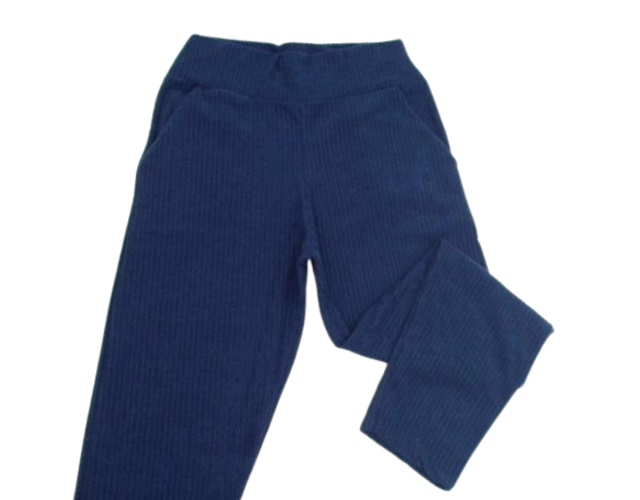 Calça Bacci Adulto Extra Grande Feminina Bouclé Canelada 2bolsos