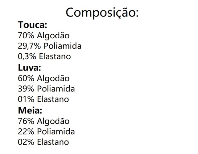 Kit-bebe Duck Bebe Feminina Algodão (touca+luva+meia)