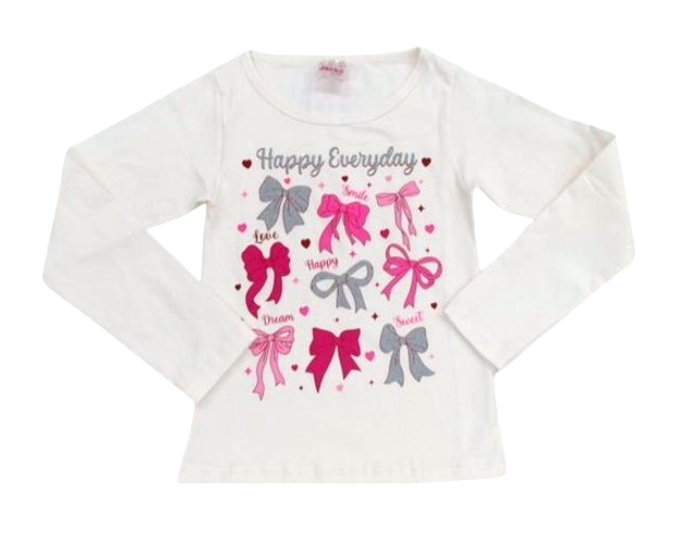 Blusa Jacks Juvenil Feminina Manga Longa Cotton