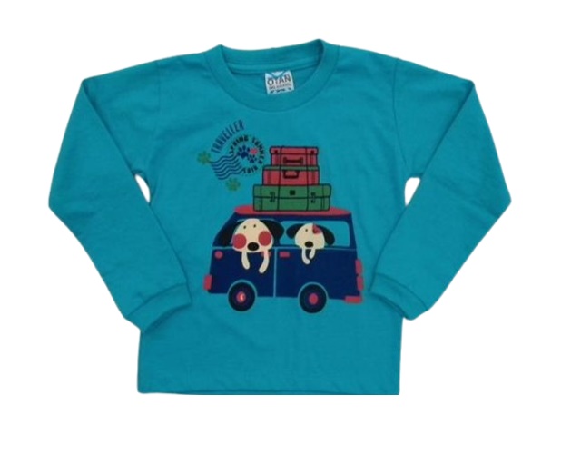 Camiseta Otan Primeiros Passos Masculino Manga Longa Malha