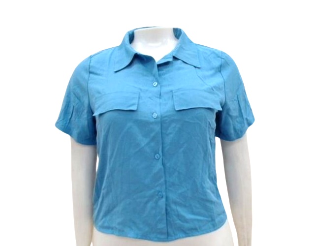 Blusa Armando Adulto Extra Grande Feminina Manga Curta Viscose Aberta