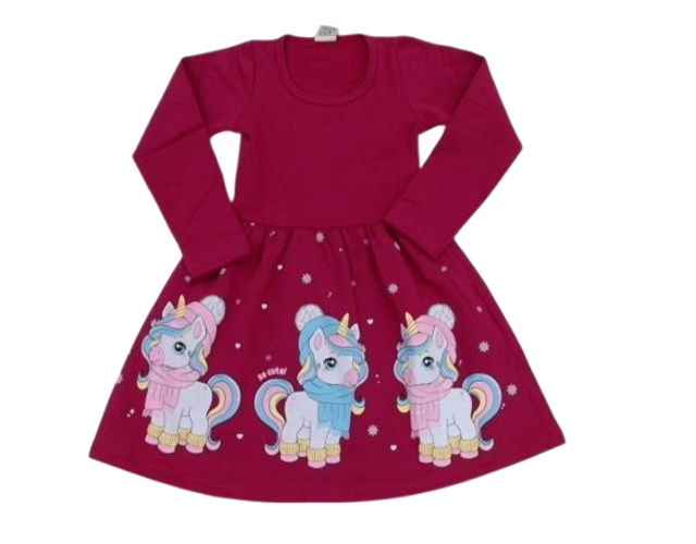 Vestido Jaki Infantil Manga Longa Molecotton Flanelado
