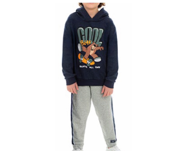 Conjunto Jaki Infantil Masculino Moletom Capuz