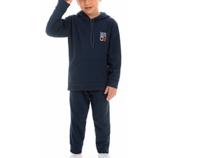 Conjunto Jaki Infantil Masculino Moletom Canelada Capuz