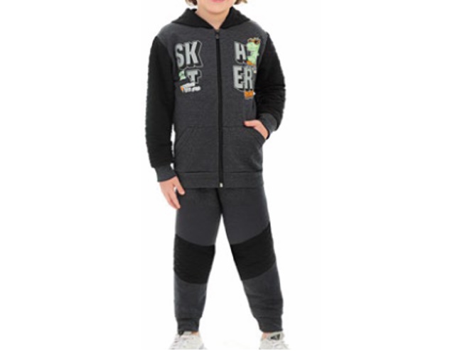 Conjunto Jaki Infantil Masculino Moletom Matelassê Capuz