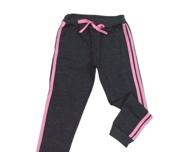 Calça Jaki Infantil Feminina Moletom Faixa Dupla Lateral