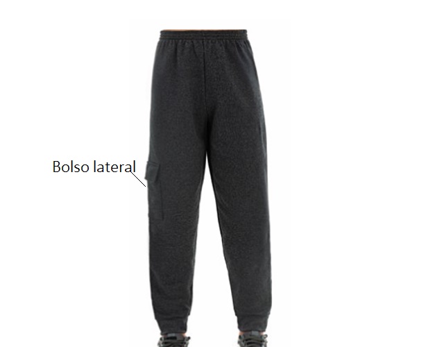 Calça Jaki Juvenil Masculina Moletom Bolso Lateral