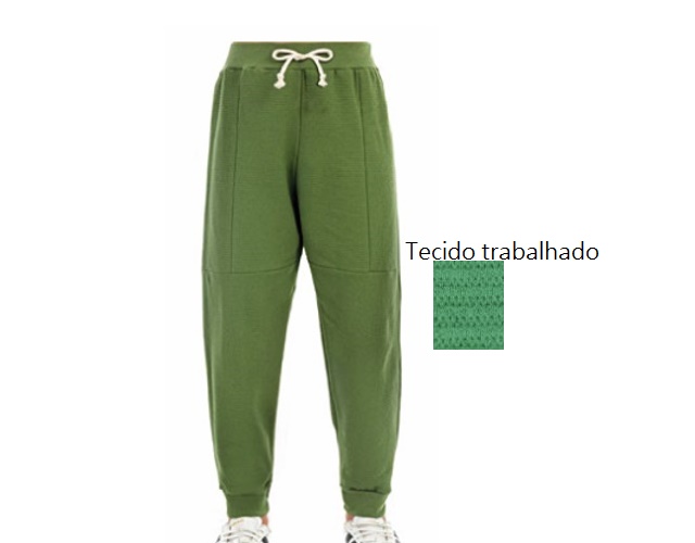 Calça Jaki Juvenil Masculina Moletom Trabalhado