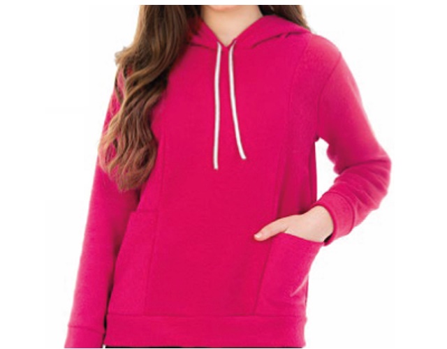 Blusa Jaki Juvenil Feminina Bouclé Flanelada Capuz