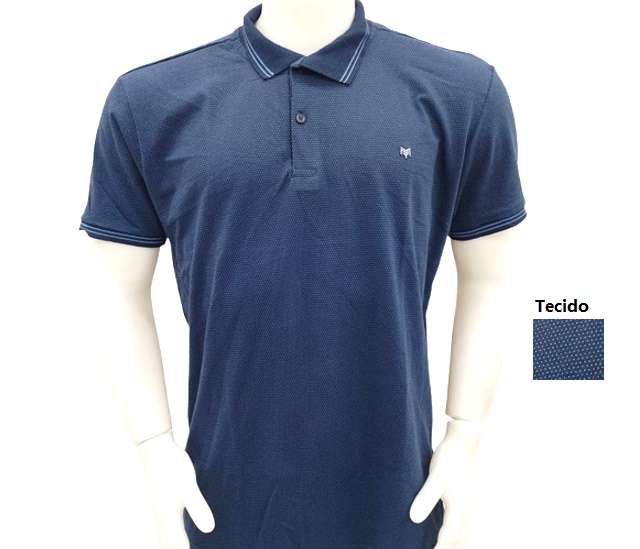 Polo Mmt Adulto Masculino Manga Curta Malha Retilínea