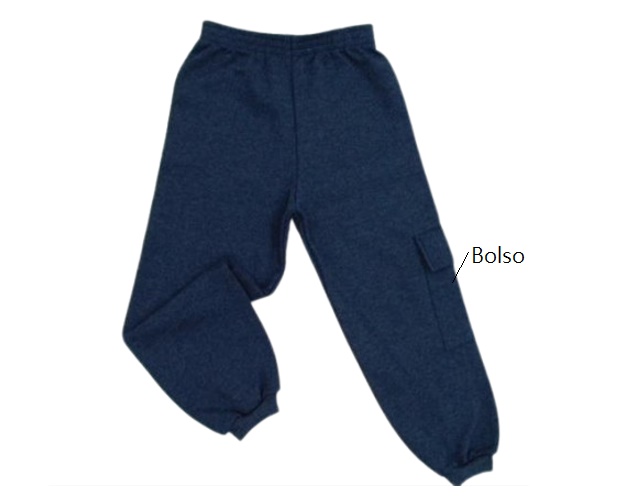 Calça Pituki Infantil Masculina Moletom 1bolso Lateral Cargo