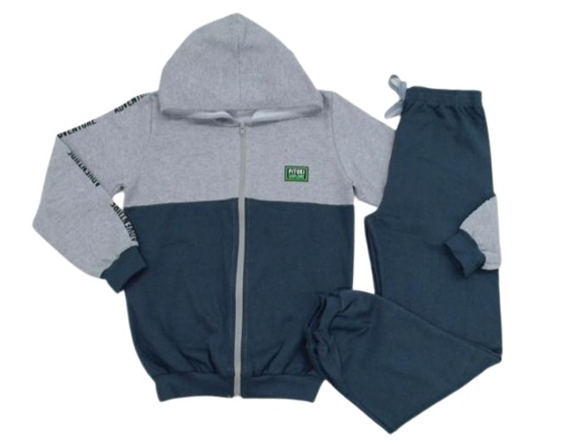 Conjunto Pituki Juvenil Masculino Moletom Aberto Capuz