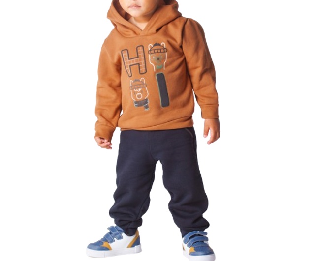 Conjunto Nk Primeiros Passos Masculino Moletom Capuz