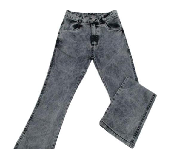 Calça Lbmodas Juvenil Feminina Jeans Lycra Flare