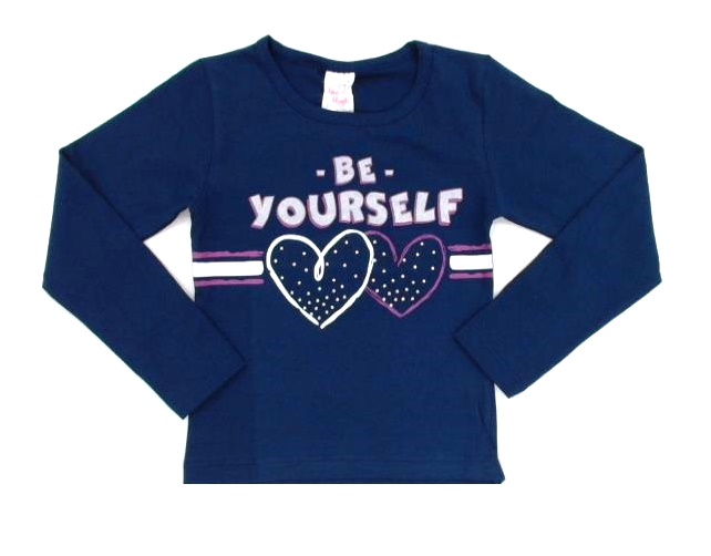 Blusa Minimundo Infantil Feminina Manga Longa Cotton