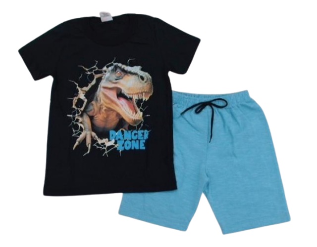 Conjunto Wkids Infantil Masculino Manga Curta Malha
